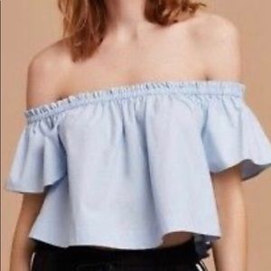 ARITZIA Wilfred Garance Crop Off Shoulder NWOT